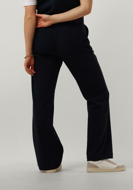 Donkerblauwe RUBY TUESDAY Wijde broek RELENA STRAIGHT LEG PANTS WITH ZIPPER AT SIDE - large