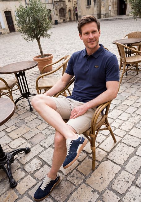 Zand PME LEGEND Korte broek SPECTOR CHINO SHORTS FANCY STRUCTURE - large