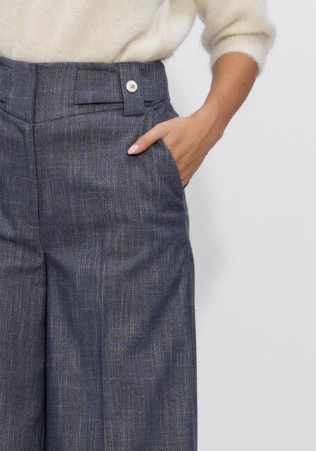 Donkerblauwe AAIKO Wijde broek NORE BUTTONS DENIM VIS 368 - large