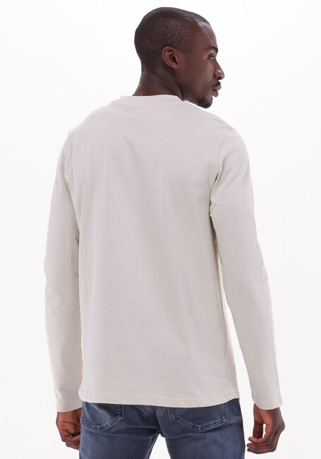 Gebroken wit PUREWHITE Polo / T-shirt CREWNECK JERSEY LONG SLEEVE WITH GRAPHIC PRINTS - large