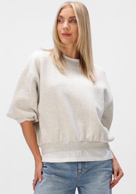 Lichtgrijze BY-BAR Trui BIBI LUCKY EVERYDAY SWEATER - large