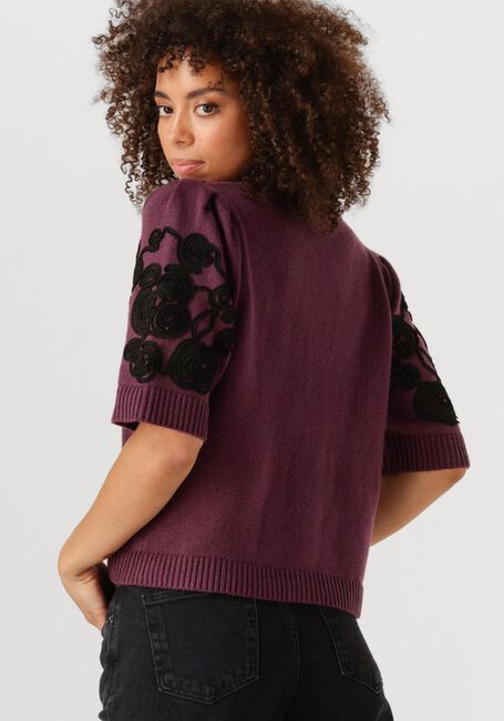 Bordeaux OBJECT Trui OBJJANE 2/4 RE KNIT CARDIGAN - large