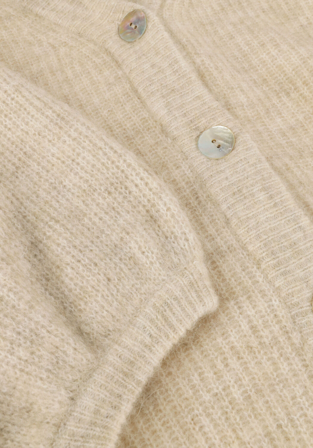 Beige MSCH COPENHAGEN Vest MSCHHILA HOPE CARDIGAN - large