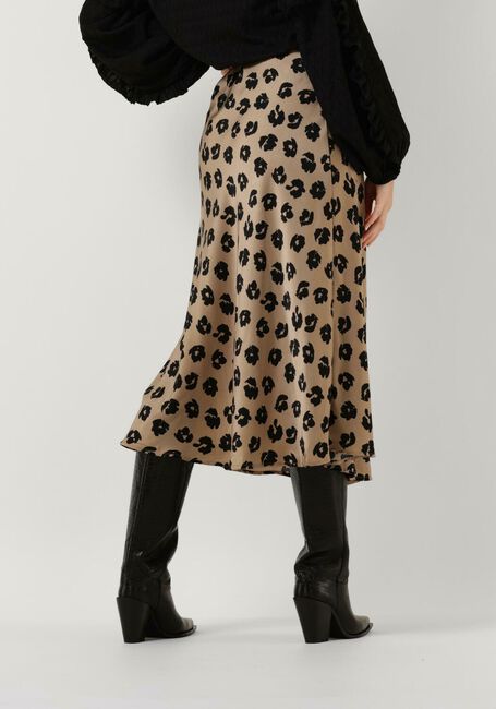 Taupe NEO NOIR Maxirok BOVARY DISTRESSED DOT SKIRT - large