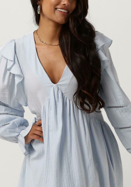 Blauwe STUDIO AMAYA Mini jurk JUNA - large