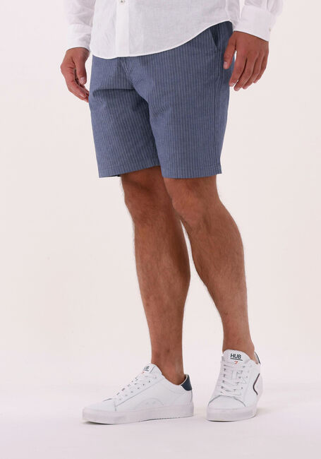 Donkerblauwe SELECTED HOMME Korte broek SLHCOMFORT-HOMME STRUCTURED - large