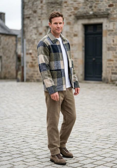 Multi JC RAGS Overshirt BENJI CHEK - large