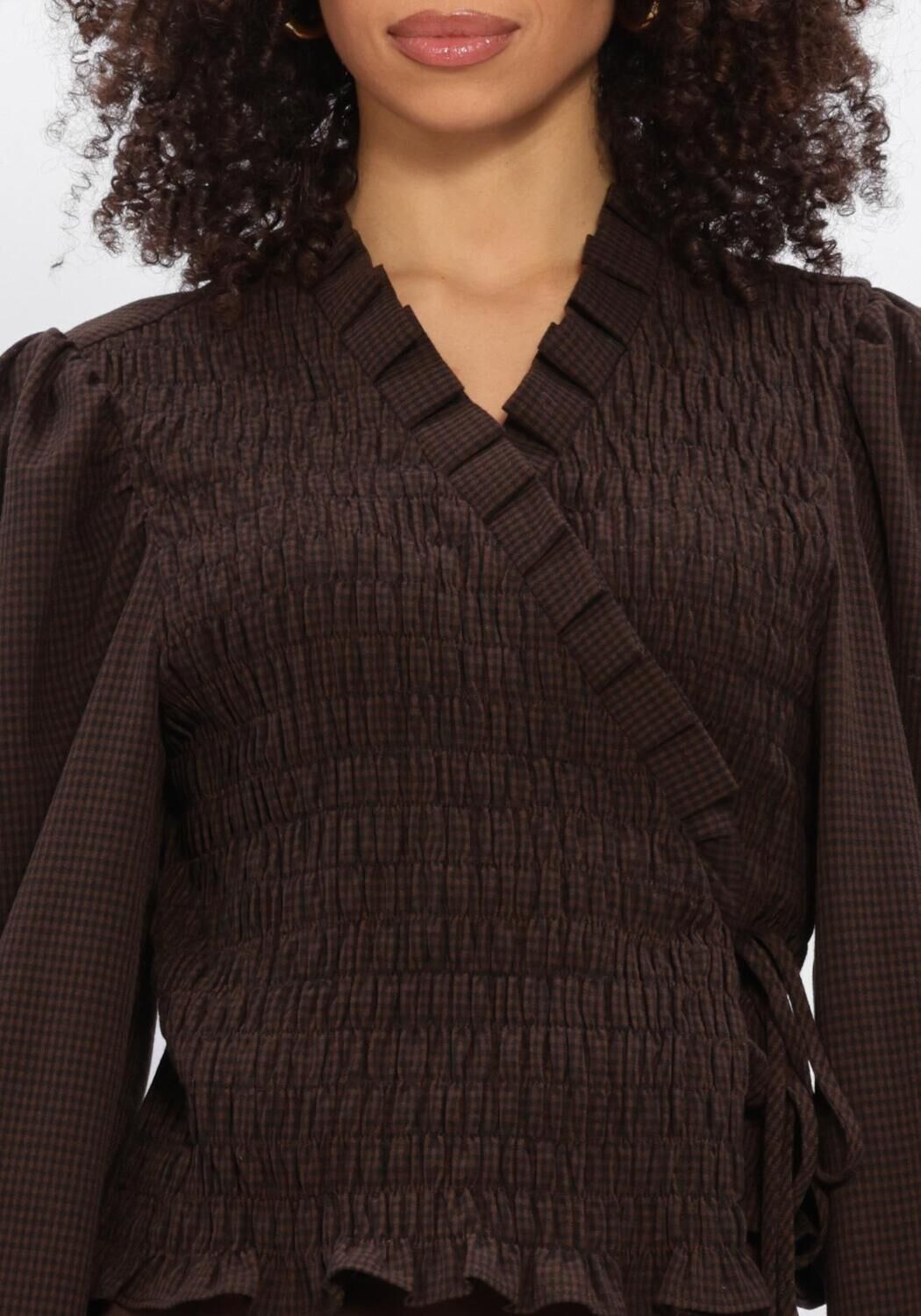 Bruine HARPER & YVE Blouses DEBBY-LS - large