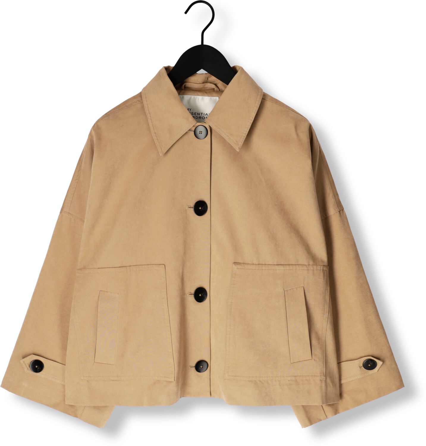 MY ESSENTIAL WARDROBE Dames Jassen Lyonmw Short Bomber Jacket Camel