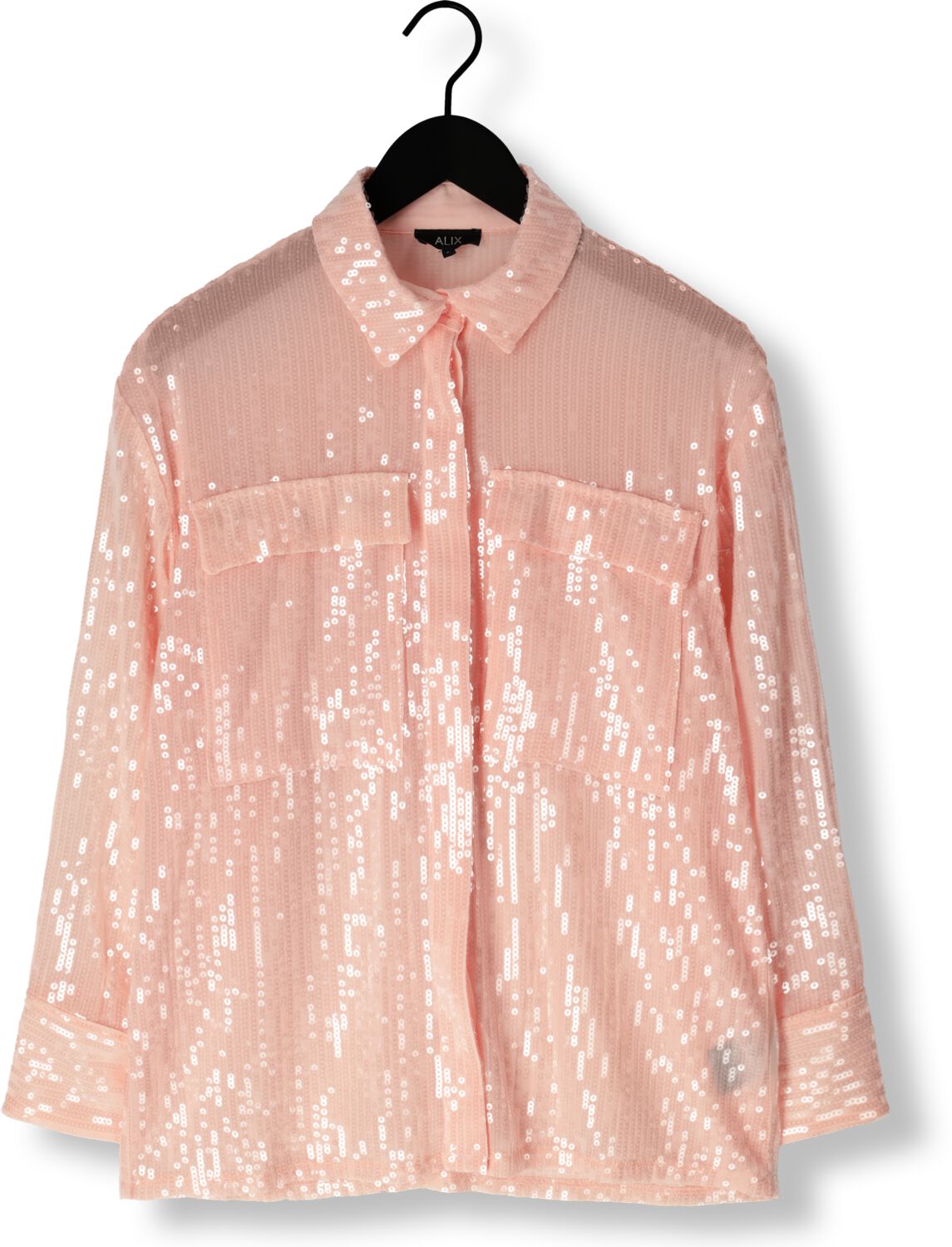 ALIX THE LABEL Dames Blouses Ladies Woven Sequin Blouse Roze