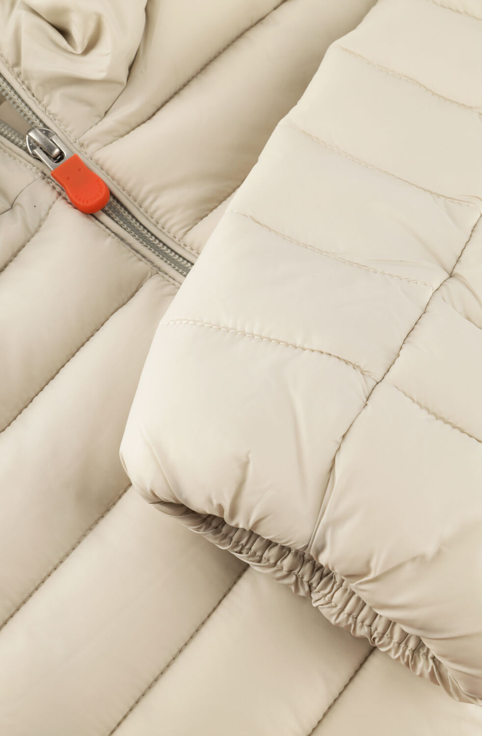 Ecru SAVE THE DUCK Gewatteerde jas ALEXANDER GIGA01 - large