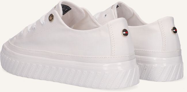 Witte TOMMY HILFIGER Lage sneakers SHINY FLATFORM VULC Witte TOMMY HILFIGER Lage sneakers SHINY FLATFORM VULC - large