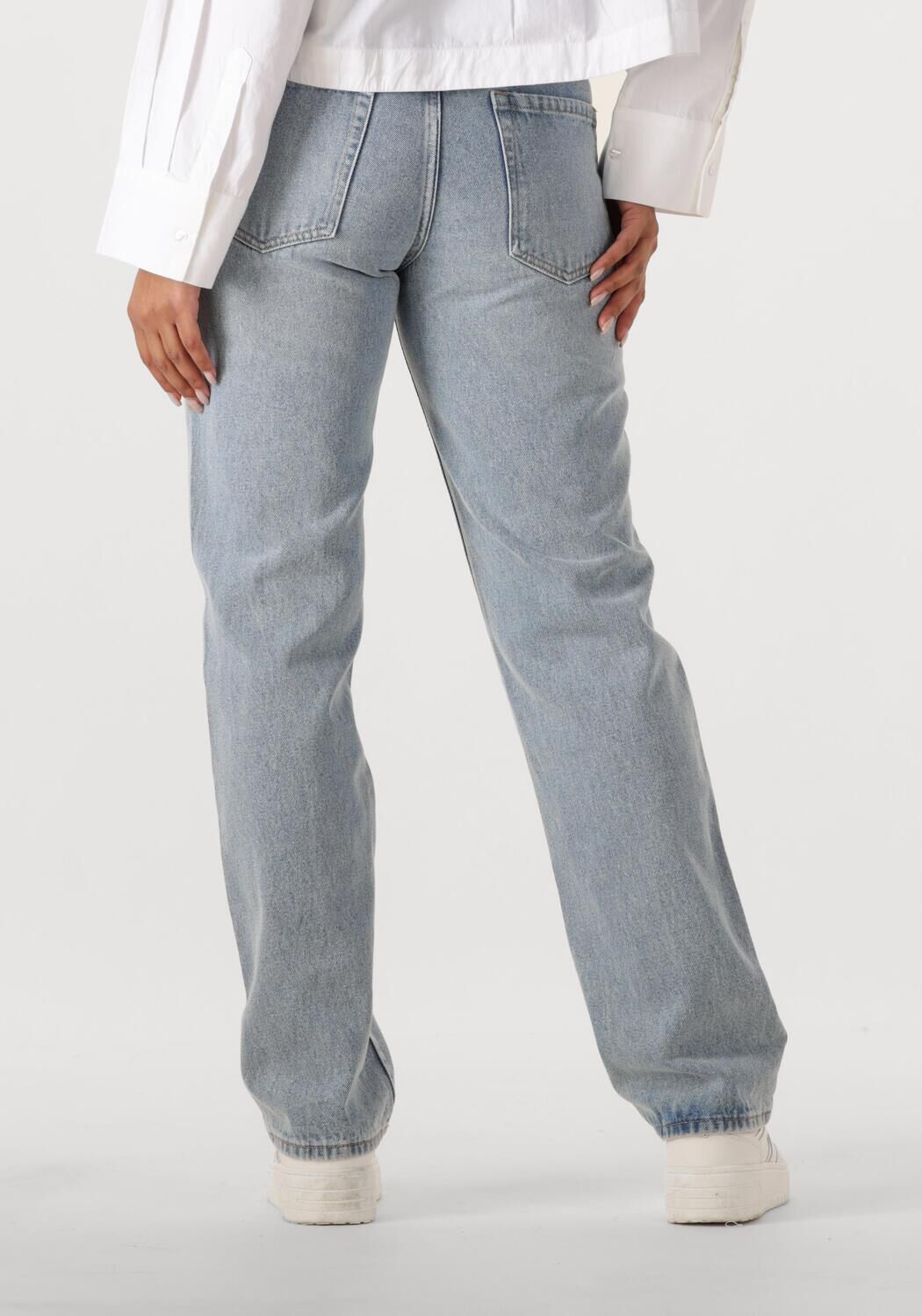 WITHBLACK Dames Jeans Wblbrooke Mw Boyfriend Jeans Lichtblauw