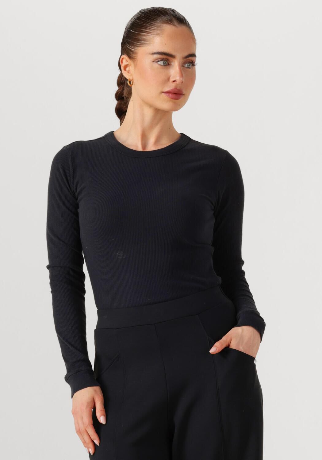 PENN & INK Dames Tops & T-shirts Longsleeve W25f1745 Blauw