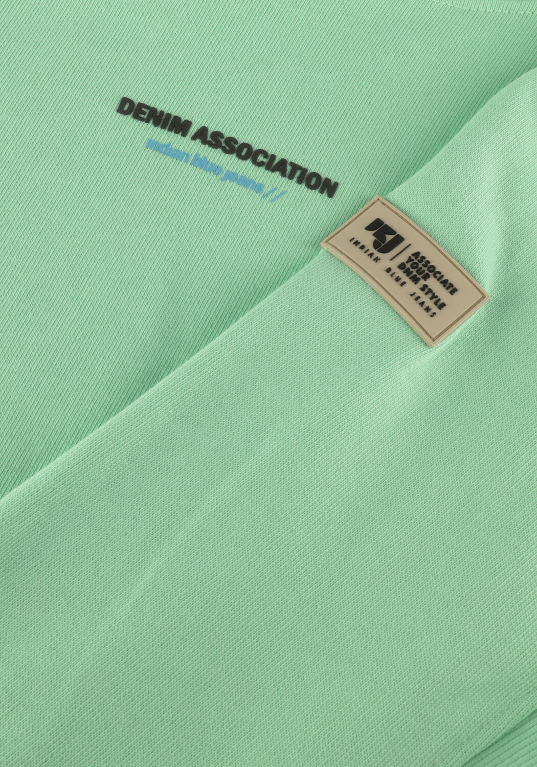 Groene INDIAN BLUE JEANS Sweater HOODIE BACKPRINT WASHED - large