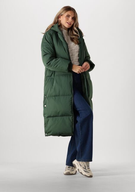 Groene Y.A.S. Gewatteerde jas YASIRMA LS LONG DOWN COAT - large