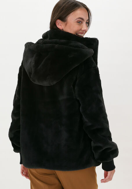 Antraciet MOSCOW Faux fur jas EVELYN - large