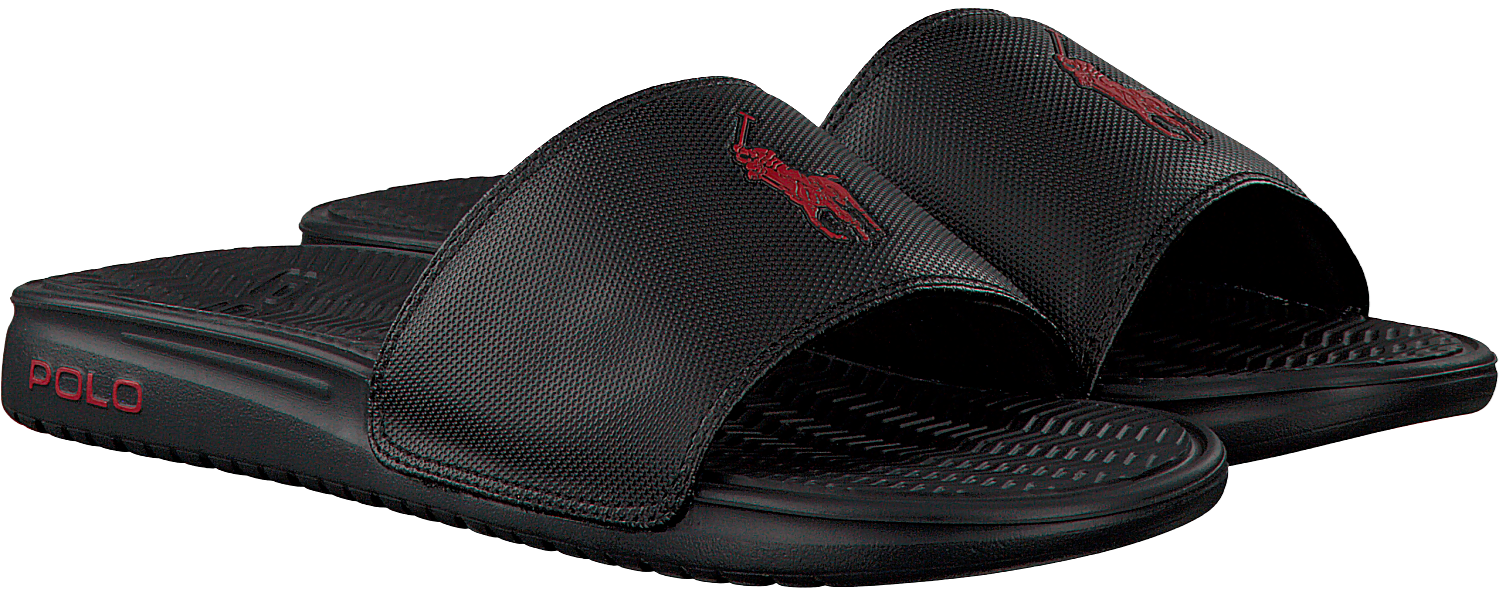 Zwarte POLO RALPH LAUREN Slippers RODWELL Omoda