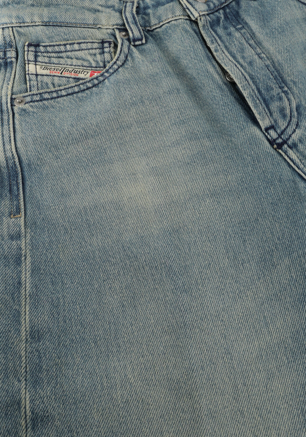 Lichtblauwe DIESEL Straight leg jeans 1971 D-SENT - large