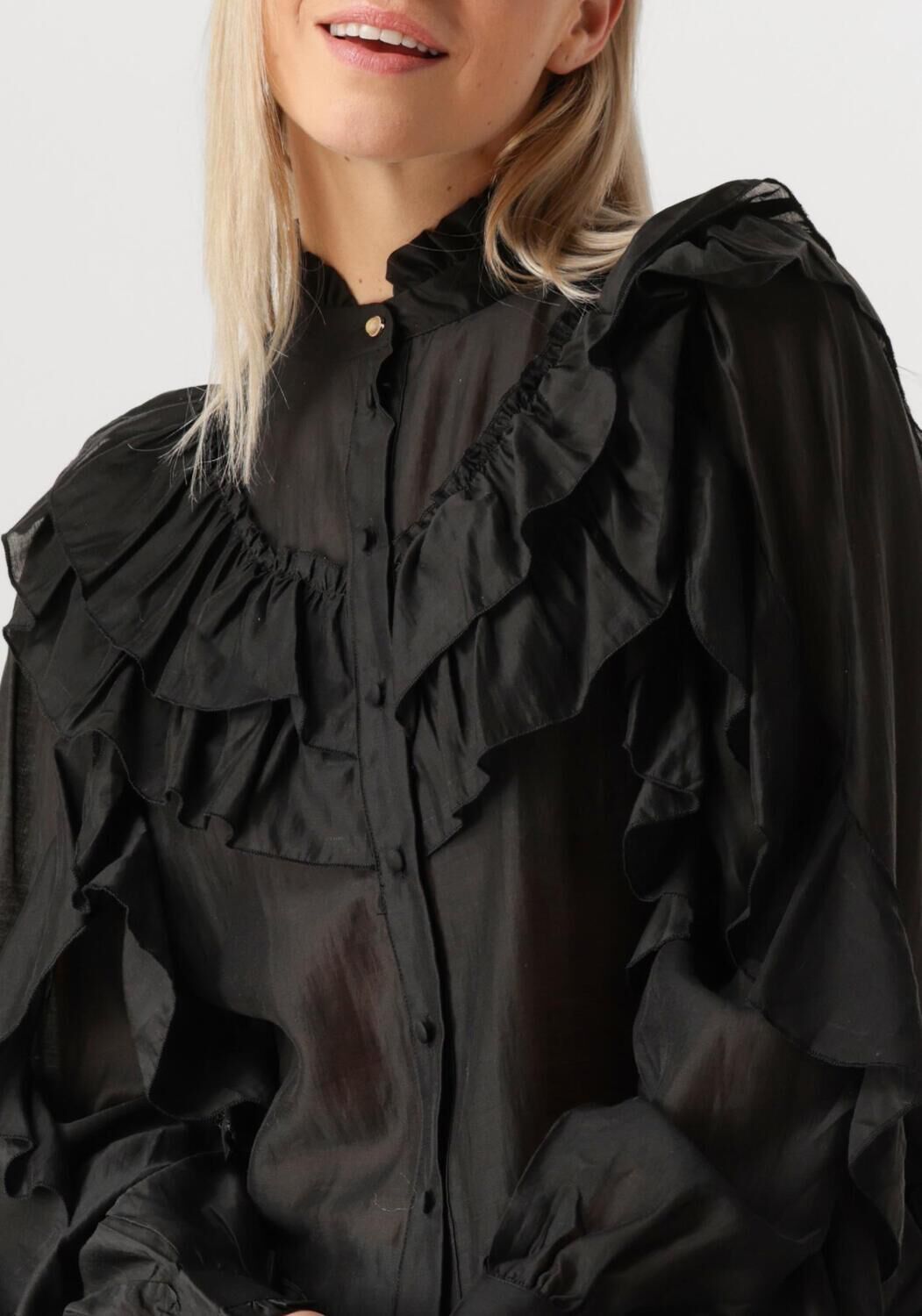 AAIKO Dames Blouses Daria Ten 244 Zwart