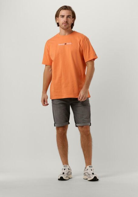 Oranje TOMMY JEANS T-shirt TJM CLASSIC LINEAR LOGO TEE - large