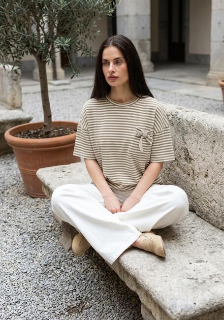 Multi SUMMUM T-shirt TOP STRIPED SCUBA - large