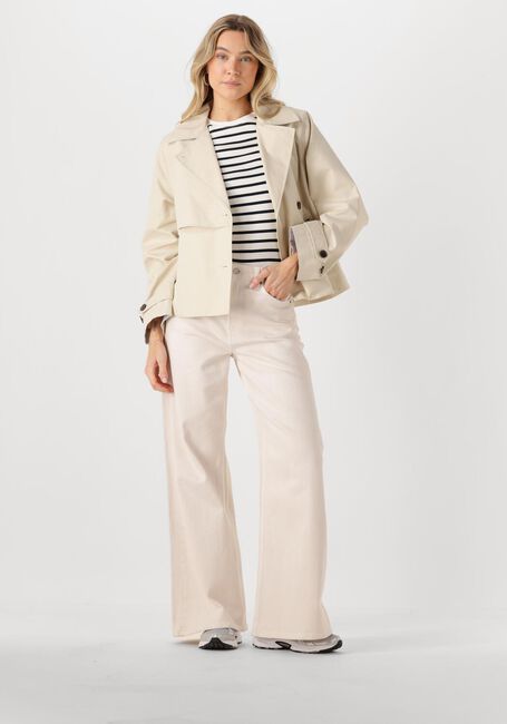 Beige TOMMY JEANS Jack TJW SHORT TRENCH COAT - large