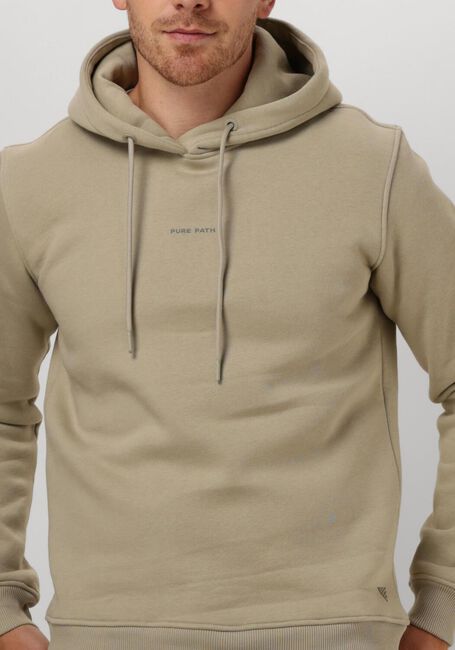 Groene PURE PATH Truien/vesten REGULAR FIT SWEATERS HOODIE301 - large
