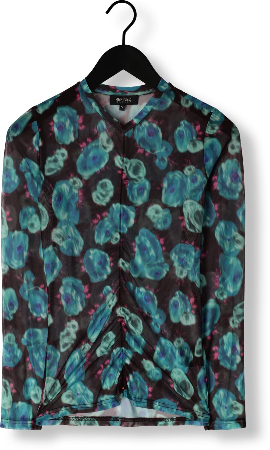 REFINED DEPARTMENT Dames Tops & T-shirts Myrthe Turquoise
