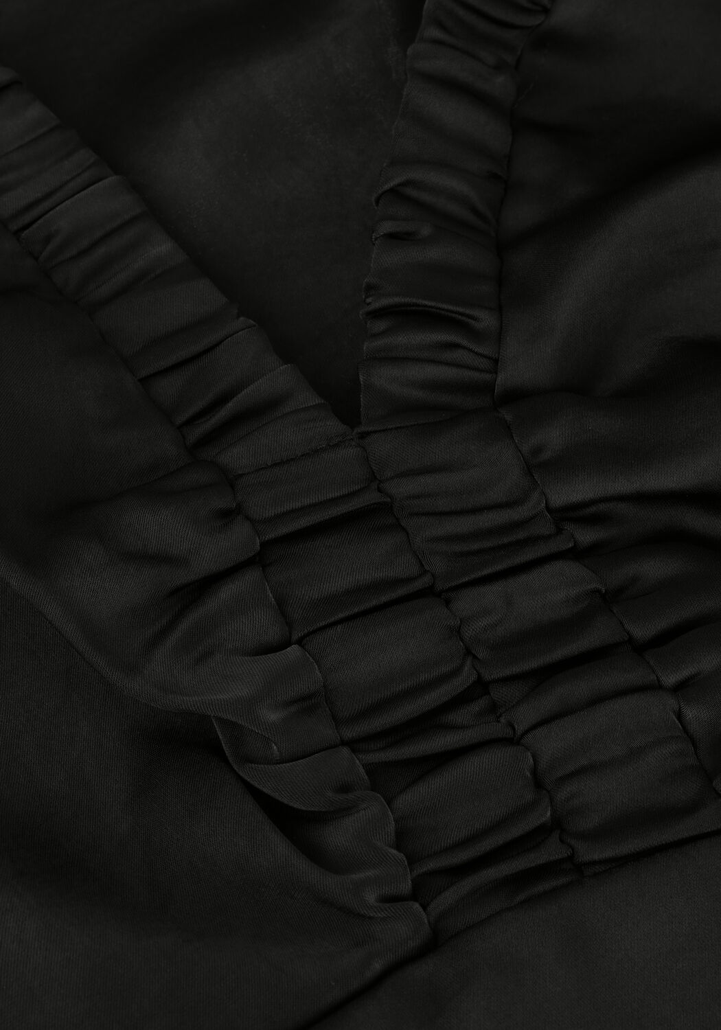 Zwarte NEO NOIR Blouses ISTANA HEAVY SATEEN BLOUSE - large