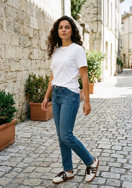Blauwe LEVI'S Straight leg jeans 724 HIGH RISE STRAIGHT WAY WAY BACK - large