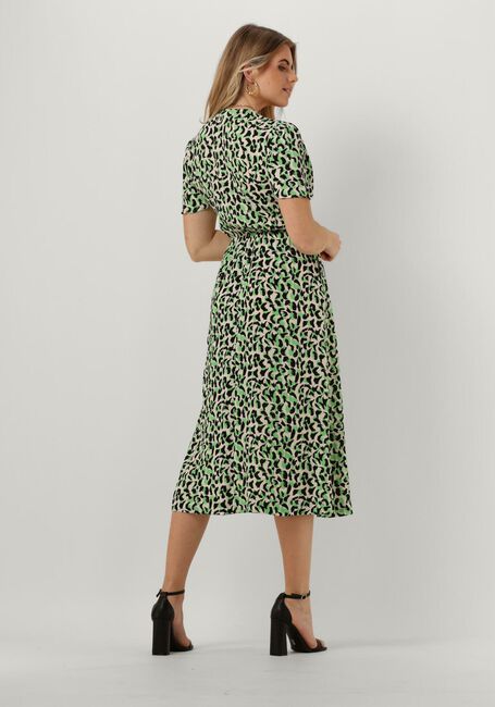 Groene OBJECT Midi jurk OBJISABELLA 2/4 DRESS - large