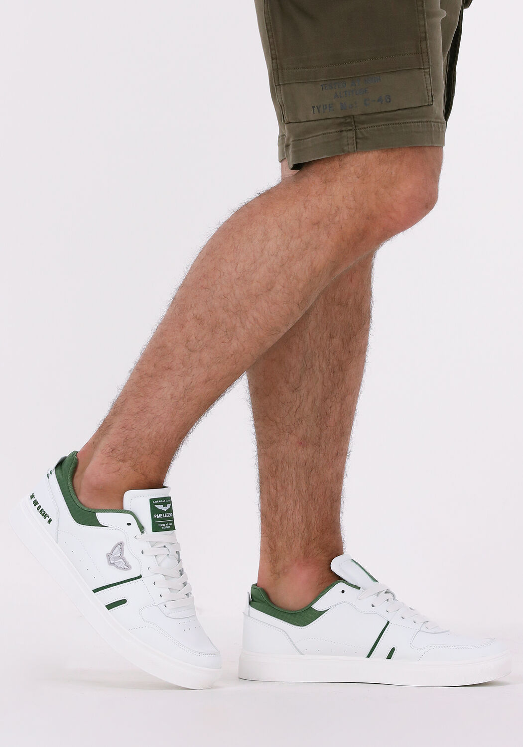 Witte PME LEGEND Lage sneakers CRAFTLER - large