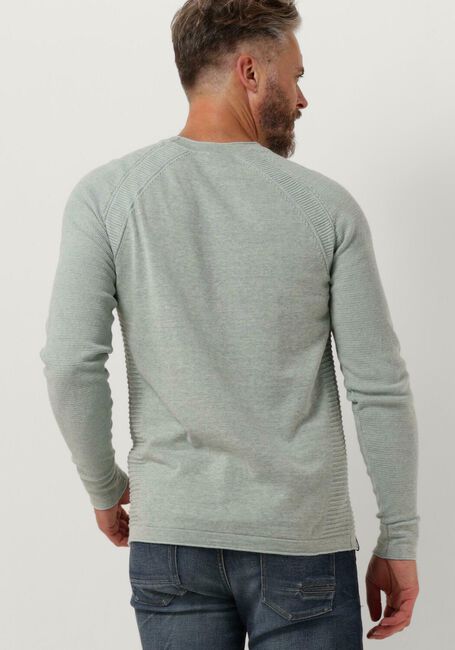 Groene CAST IRON Trui CREWNECK COTTON HEATHER PLATED CREWNECK - large