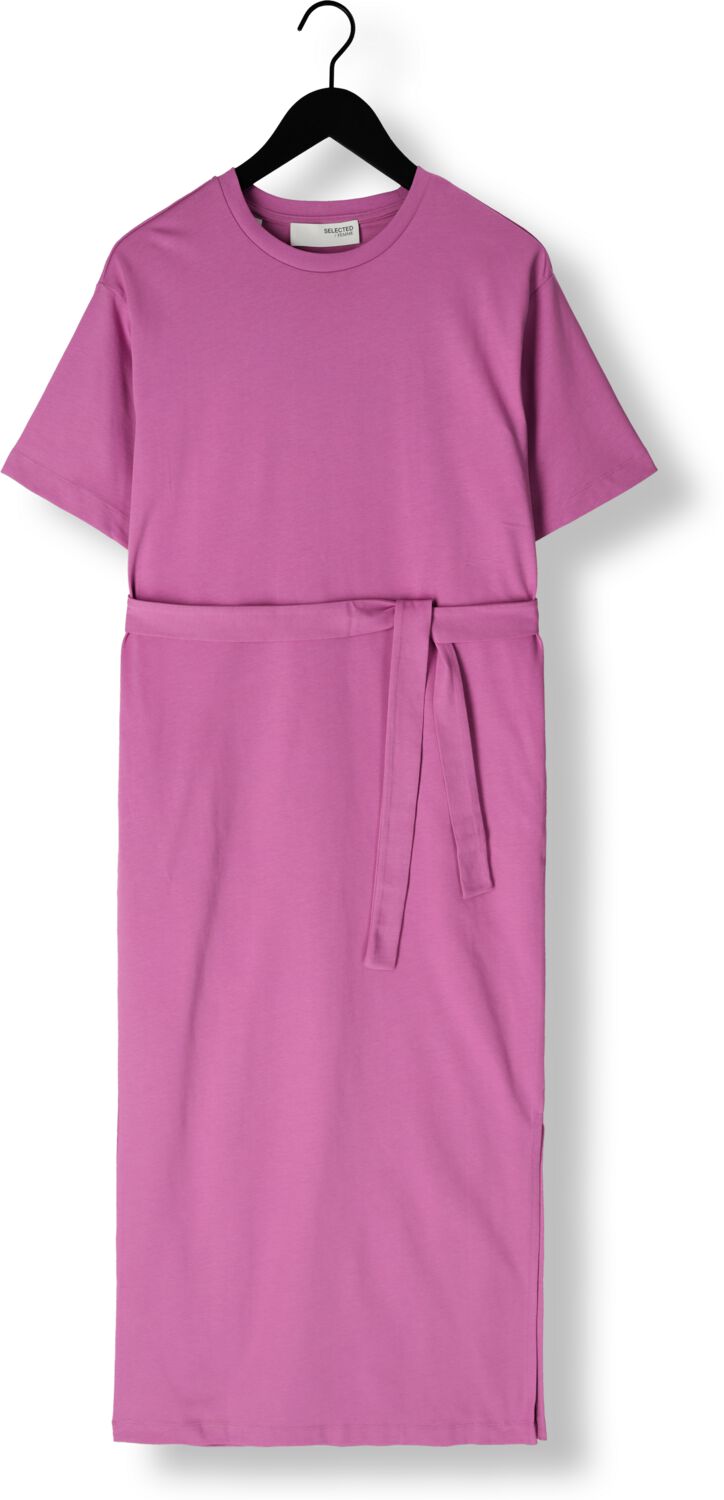 SELECTED FEMME Dames Jurken Slfessential Ss Pocket Ankle Dress Roze