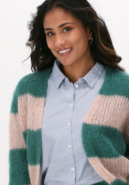 Roze BY-BAR Vest AVA STRIPE CARDIGAN - large