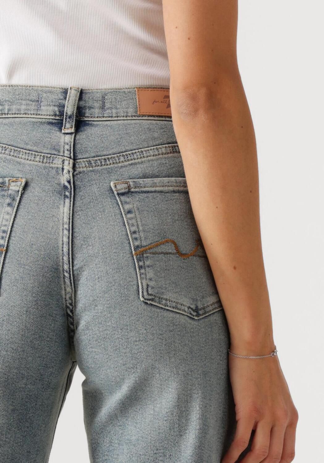 7 FOR ALL MANKIND Dames Jeans Lotta Amuse Me Lichtblauw