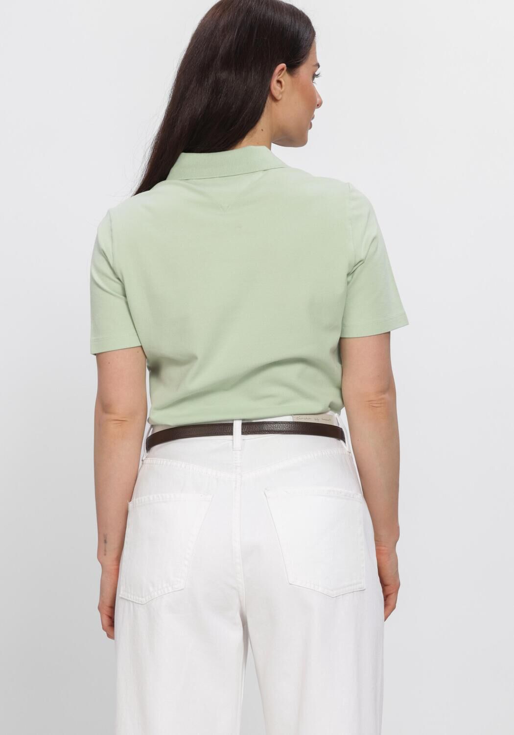 Groene TOMMY HILFIGER Polo 1985 REG PIQUE POLO - large