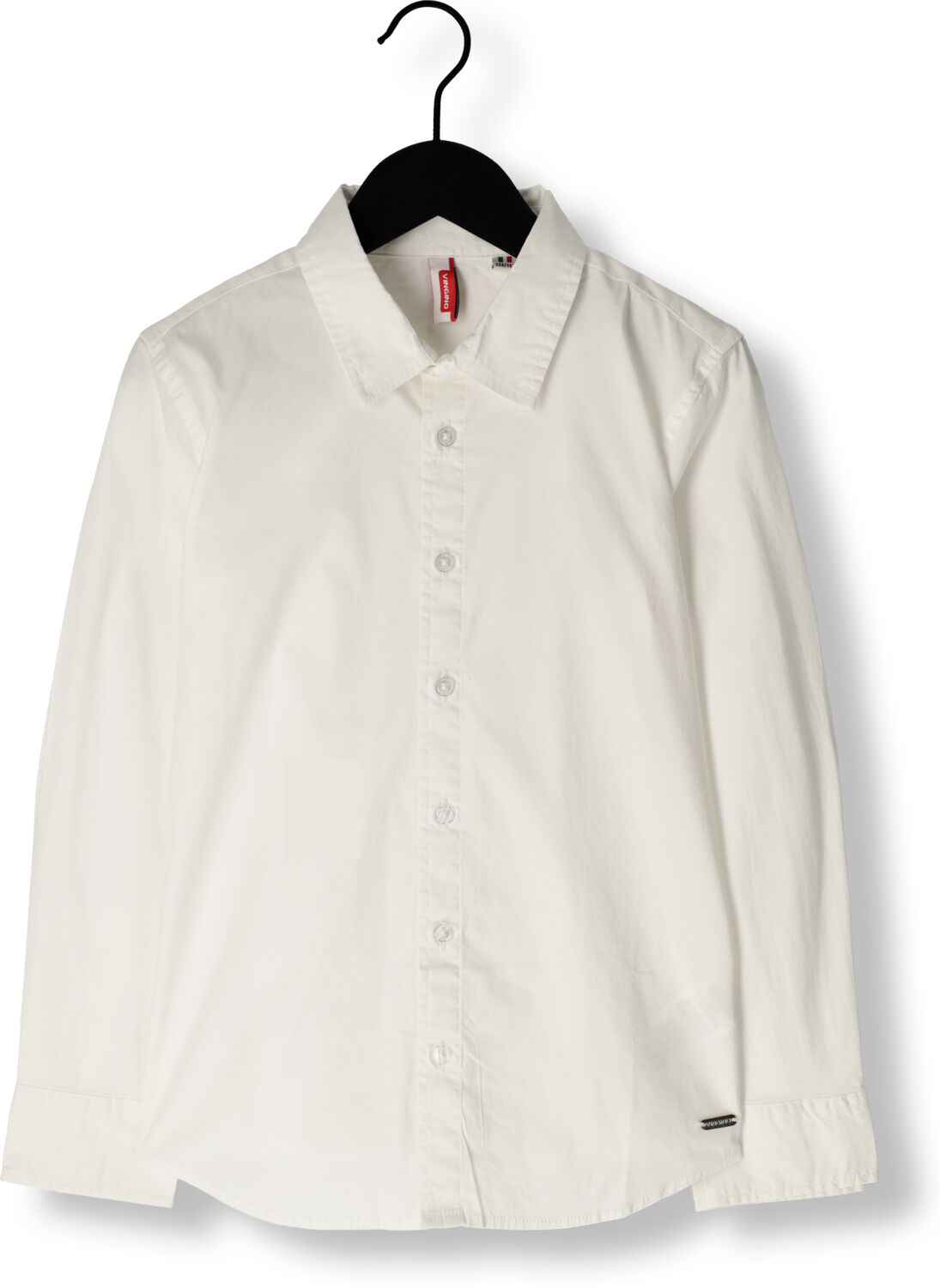 VINGINO overhemd Lasic wit T-shirt Jongens Katoen Klassieke kraag Effen 128