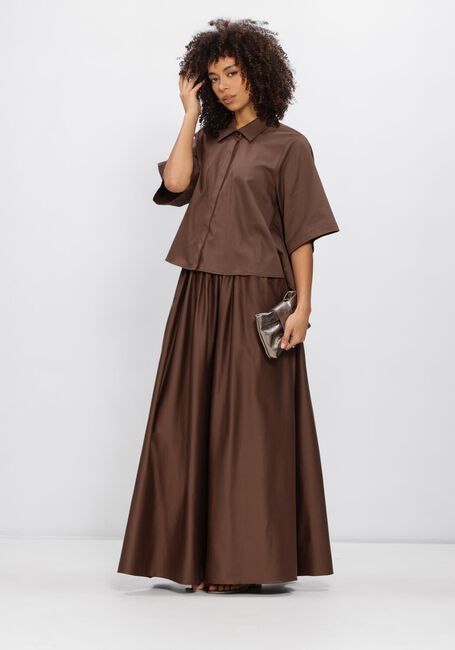 Bruine EST'SEVEN Maxirok AYLIN SKIRT - large