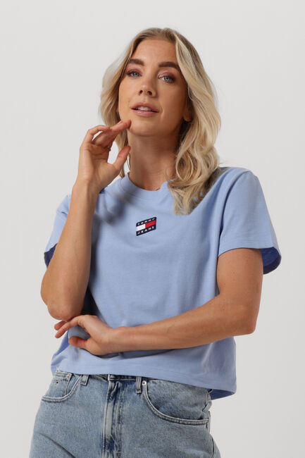 Blauwe TOMMY JEANS T-shirt TJW TOMMY CENTER BADGE TEE - large