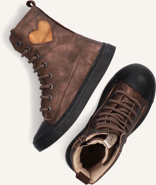 Bronzen SHOESME Veterboots SH21W019 Bronzen SHOESME Veterboots SH21W019 - large