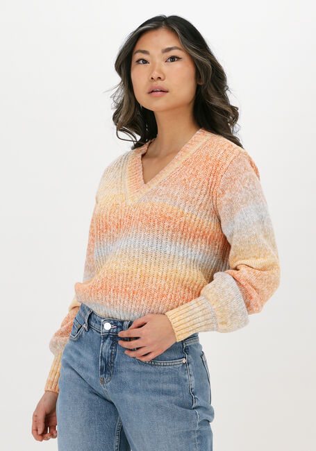Multi SCOTCH & SODA Trui V NECK GRADIENT SWEATER - large