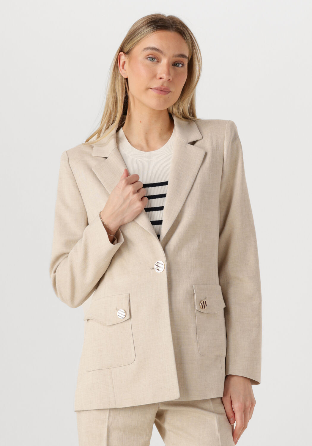 CAROLINE BISS Dames Blazers 1859 Beige