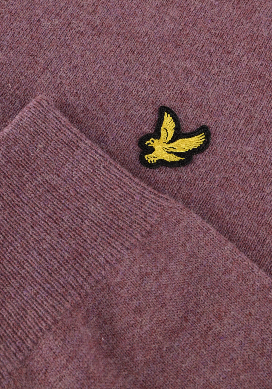 Paarse LYLE & SCOTT Trui LAMBSWOOL BLEND CREW NECK JUMPER - large