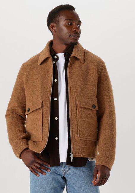 Bruine SELECTED HOMME Jack SLHJAKOB WOOL BLEND JKT - large
