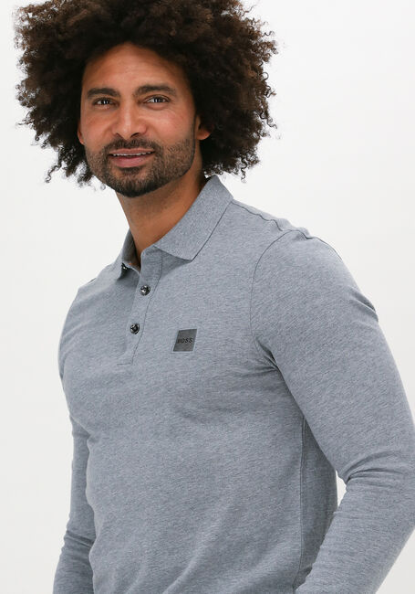 Grijze BOSS ORANGE Polo PASSERBY 1 10193126 - large