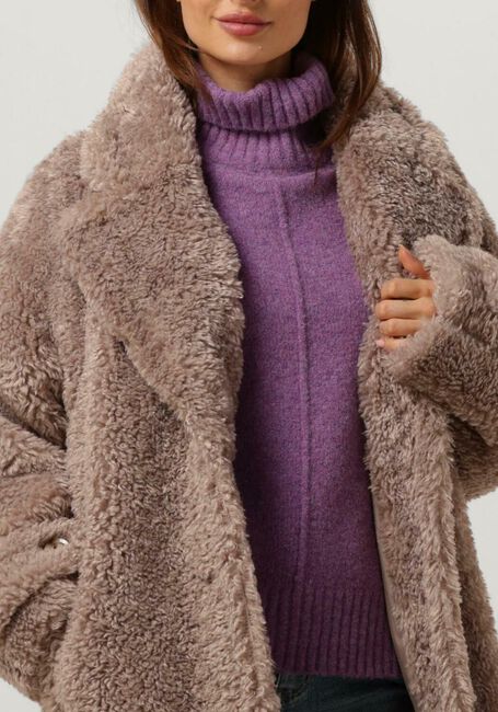 Taupe BEAUMONT Faux fur jas SASHA - large