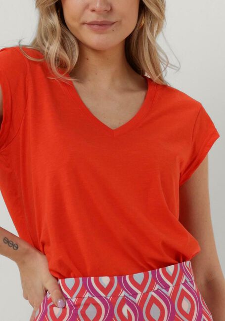 Rode CC HEART T-shirt BASIC V-NECK T-SHIRT - large