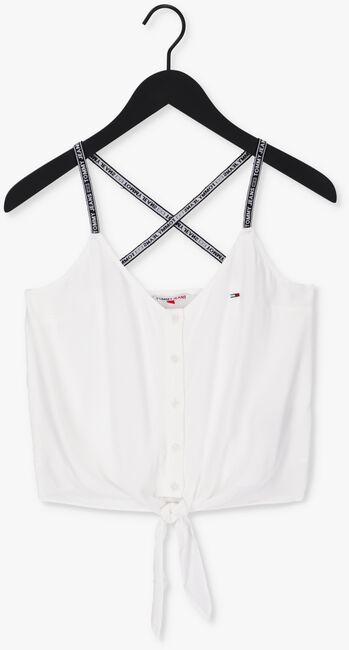 Witte TOMMY JEANS Top TJW ESSENTIAL STRAPPY TOP - large